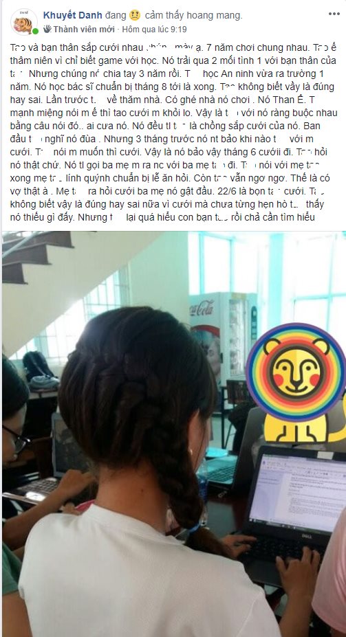 cuoi co ban than 7 nam chi vi mot cau noi dua "may e, tao cuoi may, khoi lo!" - 1