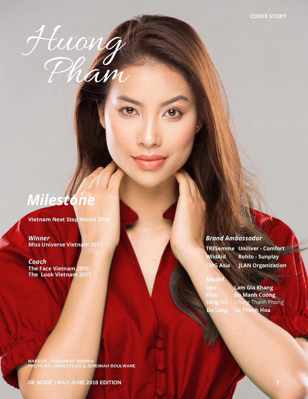 mac ke thi phi, pham huong van toa sang ngoi ngoi tren bia tap chi phap - 3
