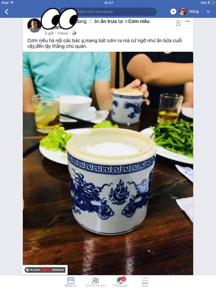bat com nieu cua mot nha hang khien dan mang cuoi bo "them cay nhang voi qua trung la dep" - 1