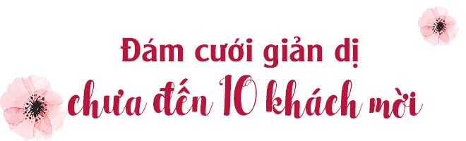 "con cung ong trum giai tri" mot long theo chang mau nhat nhoa trong dam cuoi chi 10 khach moi - 10