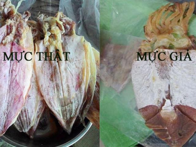 Mách chị em cách phân biệt mực khô thật với mực khô giả mùa đi biển