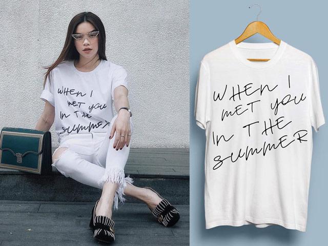 Hồ Ngọc Hà trẻ trung như teen girl khi diện áo thun 300 ngàn đồng!