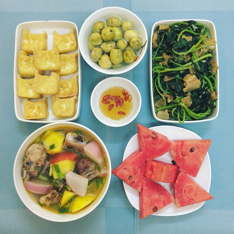 nhung mam com he 4-5 mon cho nha 2 nguoi cua 9x hn khien nhieu nguoi ao uoc nem thu - 7