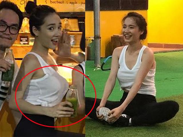 Nhã Phương đăng ảnh chăm chỉ tập gym, dân mạng chỉ tập trung vào vòng 1 khủng của cô