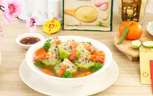 Canh khổ qua ngon ngọt không đắng với cách nấu đơn giản - 8