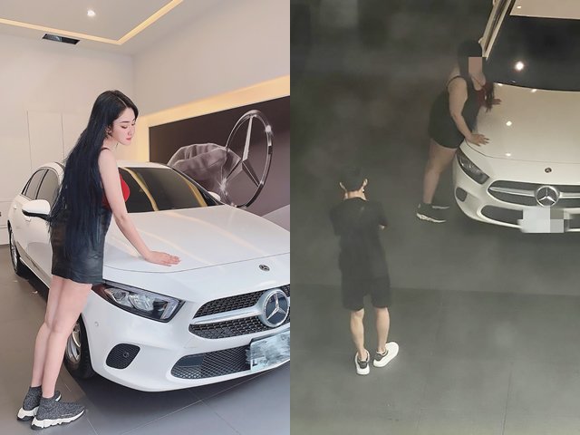 Hot girl ngực khủng bị bóc phốt ảnh thật khác 180 độ khi khoe ảnh đứng cạnh siêu xe
