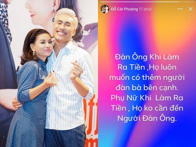 dang dan noi ve tien va dan ong, cat phuong bi nghi ran nut tinh cam voi kieu minh tuan - 1