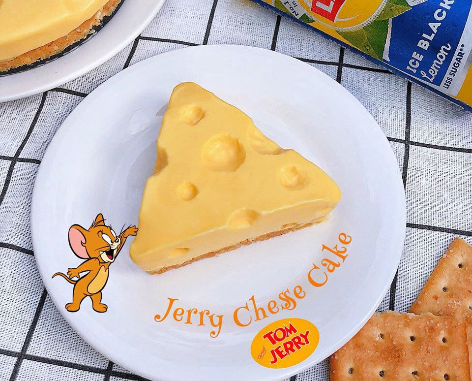 me dam sai gon mach cach lam banh tom&jerry cheesecake dang hot khap mang xa hoi - 7