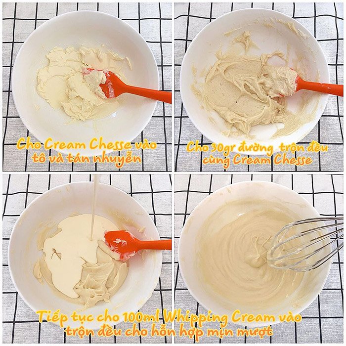 me dam sai gon mach cach lam banh tom&jerry cheesecake dang hot khap mang xa hoi - 5