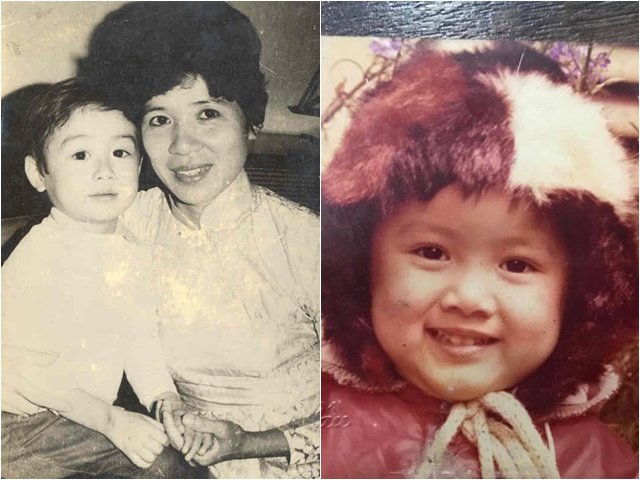 Childhood photos of MC: Thanh Trung from a young age, looked at editor Hoai Anh even more