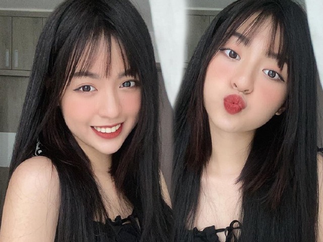 Sau khi bị soi tóc bết, hot girl bắp cần bơ lại được khen với kiểu tóc mới thẳng mượt