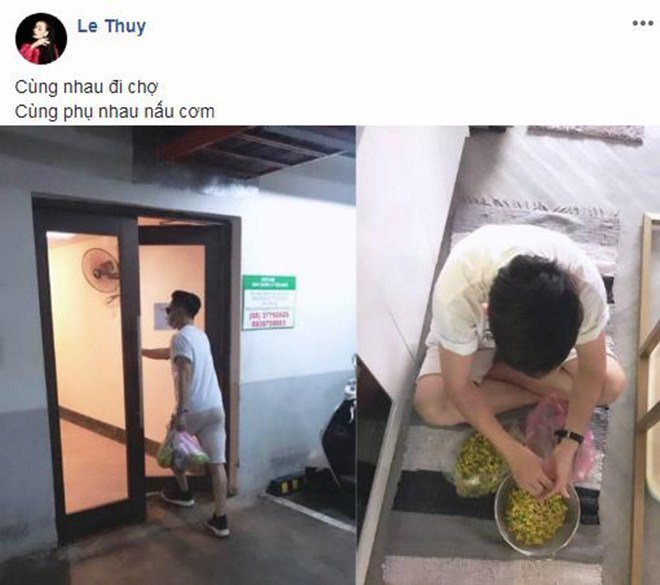 Sao vào bếp: Lê Thúy ốm vừa xuất viện, chồng diễn viên cưng chiều liền vào bếp nấu bồi bổ - 7