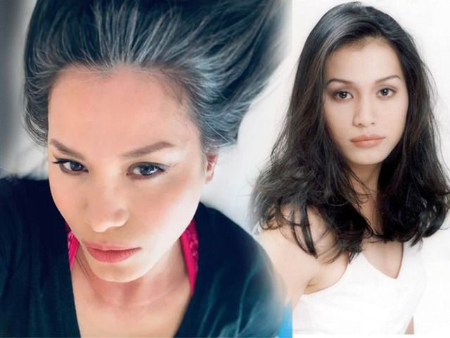 Hoa hậu Việt Nam Ngọc Khánh U50 tóc bạc trắng đầu nhưng đẳng cấp nhan sắc vẫn bất biến