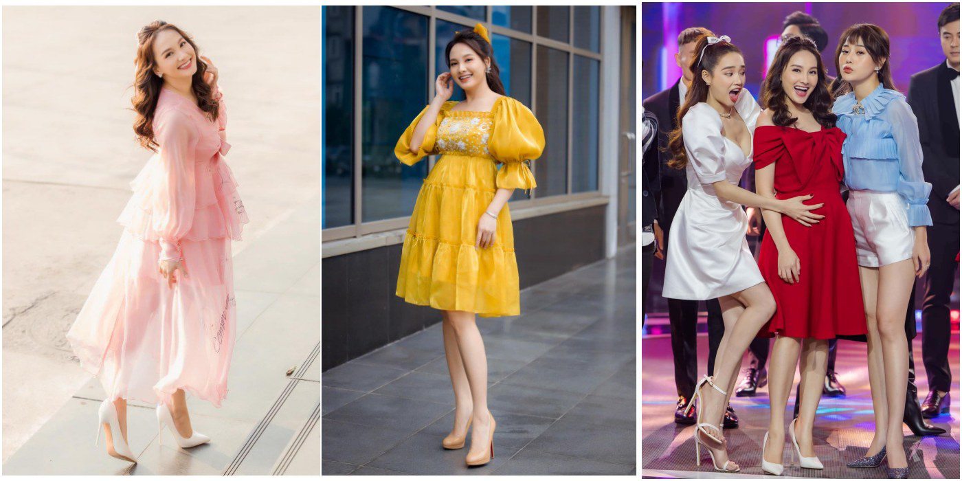 Bụng bầu vượt mặt, Bảo Thanh khoe chiêu tiết kiệm:Lấy hết áo của chồng, chân vẫn xỏ hàng hiệu - 1