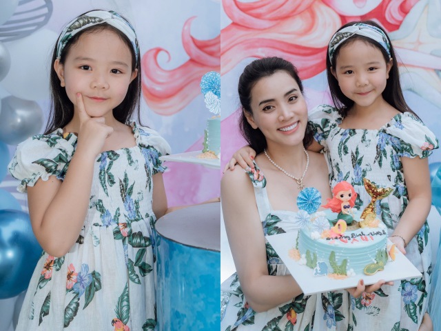 Siêu mẫu Trang Nhung mừng sinh nhật 6 tuổi của con gái, thương con sắp phải đi nhập ngũ