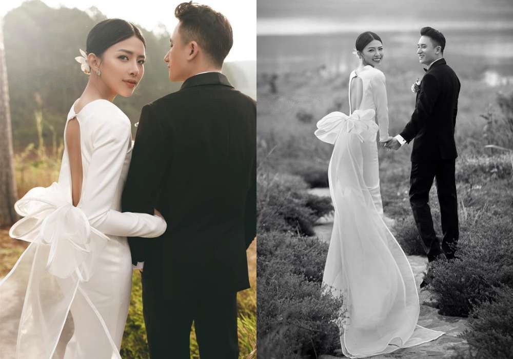 Vợ Phan Mạnh Quỳnh diện váy cưới hơn 87 triệu đồng  Ngôi sao