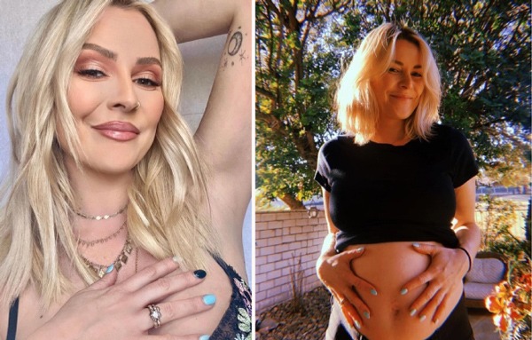 Pegulat Amerika langka memposting foto terbuka, terhibur dengan amp; # 34; putaran 1 amp; # 34;  berkembang melalui kehamilan - 4