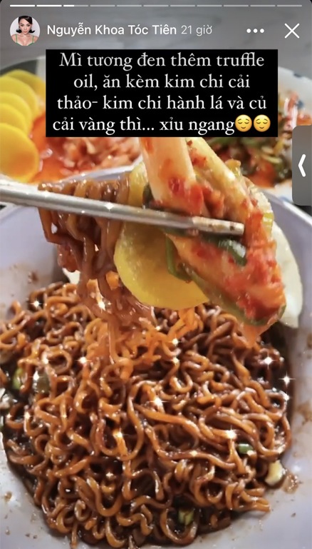 Nhìn người khác ăn thèm không chịu nổi, Tóc Tiên vào bếp gấp nấu cho bằng được - 2