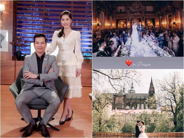 Sau 3 năm, Shark Hưng và vợ đẹp cùng tung loạt ảnh như mơ trong đám cưới ở nước ngoài
