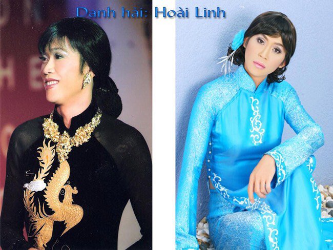 Lâu lắm mới thấy Hoài Linh diện áo dài giả gái, đọ dáng nuột hơn cả Lê Giang