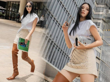 Kỳ Duyên xúng xính khoe boots hiệu xuống phố, fans chê trông như ủng lội ruộng - Vimarsana News