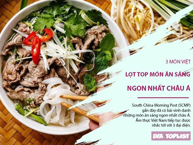 3 món Việt được báo quốc tế vinh danh trong top đồ ăn sáng ngon nhất châu Á