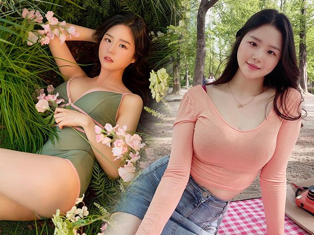 Hotgirl Hàn Có Dáng Chữ S Hoàn Hảo, Chỉ Đồ Ôm Sát Đủ Giúp Khoe Trọn Ba Vòng  Mướt Mắt