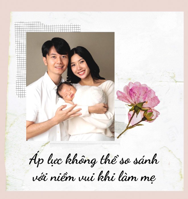 Á hậu Thuý Vân lấy chồng doanh nhân, lần đầu làm mẹ bật khóc khi thay tã - 4