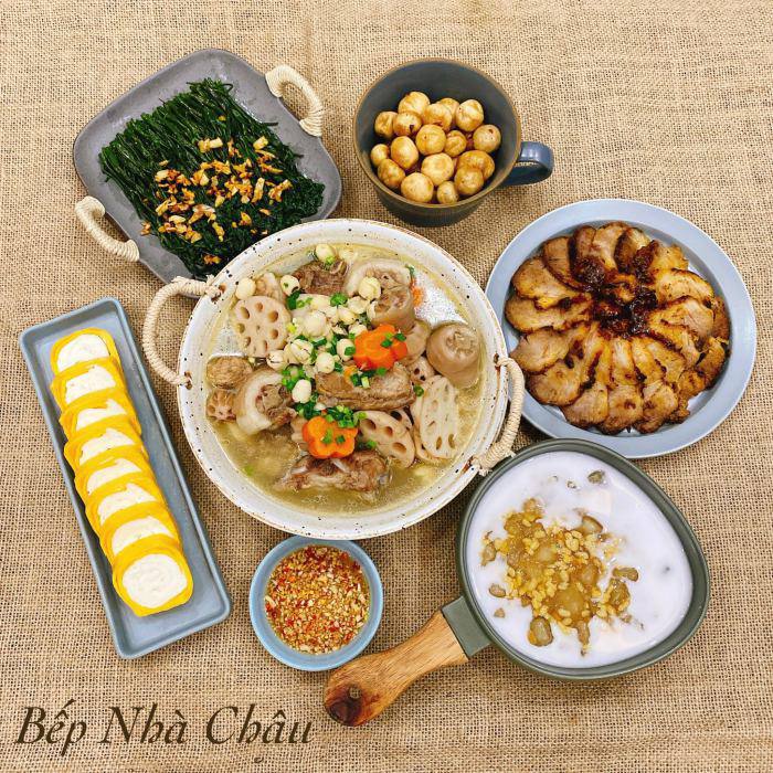 8X khoe hơn 30 mâm cơm đẹp như của đầu bếp, bố chồng suốt ngày khen “nấu gì cũng ngon” - 16