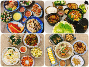8X khoe hơn 30 mâm cơm đẹp như của đầu bếp, bố chồng suốt ngày khen "nấu gì cũng ngon" - Vimarsana News