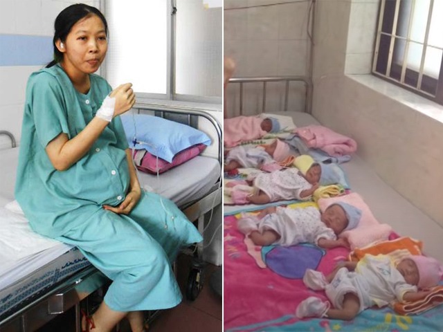 Mẹ sinh 5 duy nhất ở Việt Nam: Chăm con vất vả, 8 năm vợ chồng chưa sinh hoạt lại