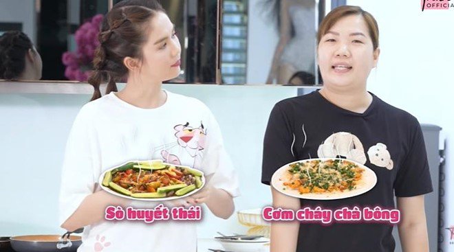 Ngọc Trinh nhờ giúp việc nấu 2 món ngon trong nhà triệu đô, chiếc chảo cũ mèm gây chú ý - 1
