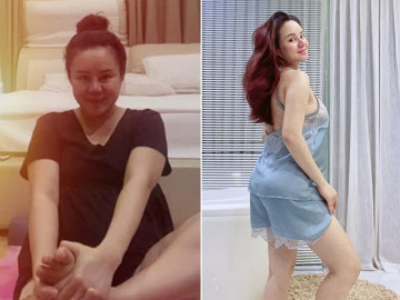 Cận ngày sinh nở, Vy Oanh thân hình mũm mĩm, mặt mũi nở to làm phá nét - Vimarsana News