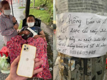 Nhặt được chiếc điện thoại giá trị, đôi vợ chồng khuyết tật liền có hành động bất ngờ - Vimarsana News