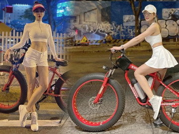 Xứng danh mẹ bỉm sexy nhất Vbiz: Diệp Lâm Anh đạp xe tập luyện là phụ, ăn diện là chính - Vimarsana News
