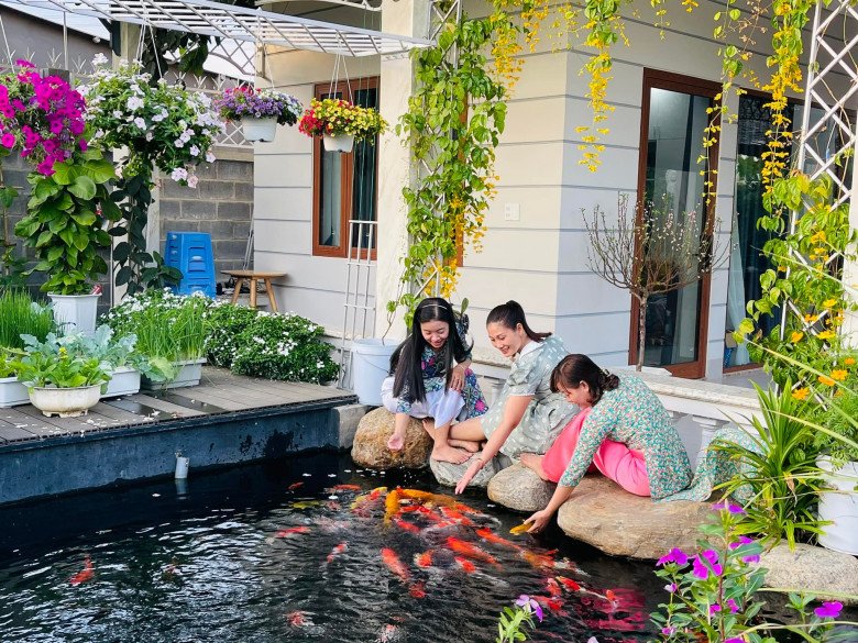 Mẹ đảm Đồng Nai được chồng tặng nhà vườn 720m2, đẹp như khu du lịch - 17