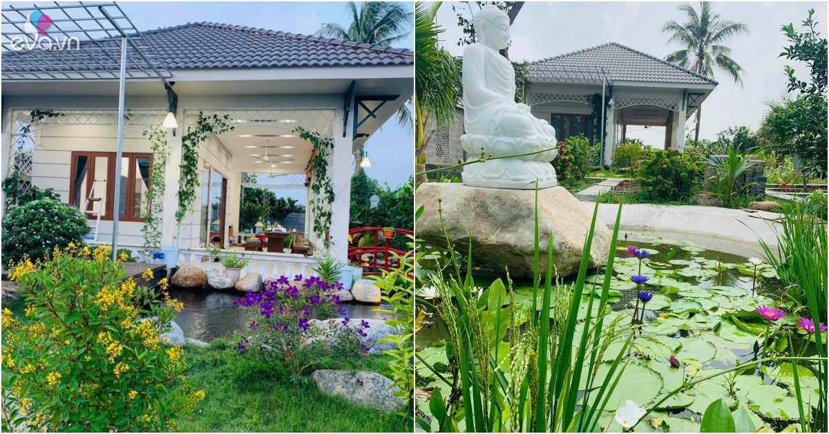 Read more about the article Mẹ đảm Đồng Nai được chồng tặng nhà vườn 720m2, đẹp như khu du lịch