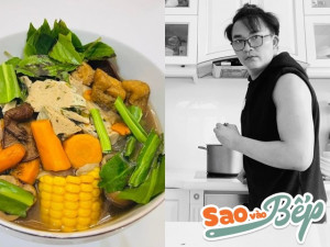 MC giàu nhất Việt Nam bất ngờ thả thính trong bếp, nhìn món ăn đàn em muốn ở chung ngay