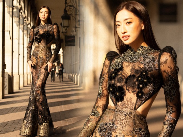 Lương Thuỳ Linh khoe chân dài 1m22 với chiếc váy ren mỏng như giấy giá 1 tỷ