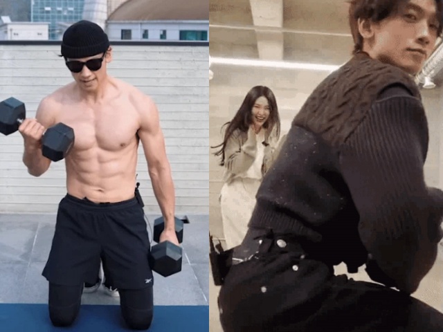 Chồng Kim Tae Hee U40 vẫn sở hữu body 8 múi, lắc mông sexy gây sốc