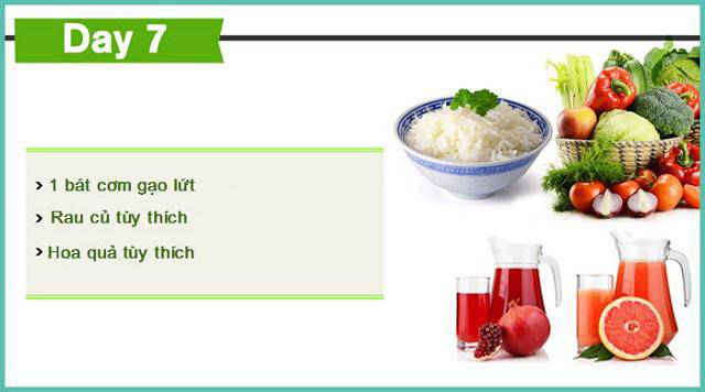 2 thực đơn giảm cân hiệu quả tức thì 8kg trong 7 ngày - 9
