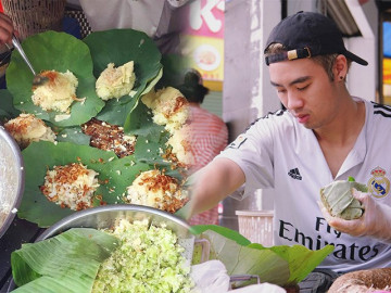 Tiệm xôi lá sen đông khách nhất Sài Gòn