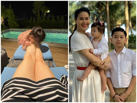 Sao Việt 24h: Bạn thân Tăng Thanh Hà khoe cảnh con gái nhỏ cúi xuống hôn chân mình