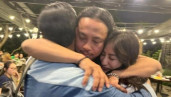 Khánh Thi ôm chặt bạn trai cũ yêu 11 năm và chồng kém 12 tuổi: Khoảnh khắc đẹp hiếm có