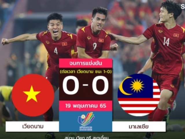Dân mạng Thái Lan nói gì sau khi U23 Việt Nam thắng nghẹt thở U23 Malaysia