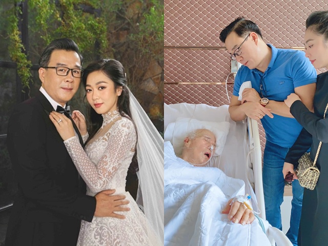 Vua cá Koi cùng Hà Thanh Xuân thăm bố ruột hôn mê nửa năm, tâm sự chuyện mẹ khóc trong đám cưới