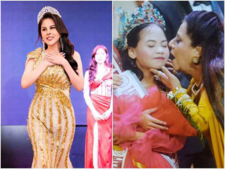 Cặp mẹ con cùng đăng quang Hoa hậu: Chi 1 tỷ sang Ấn Độ, con gái là mẫu nhí nổi tiếng