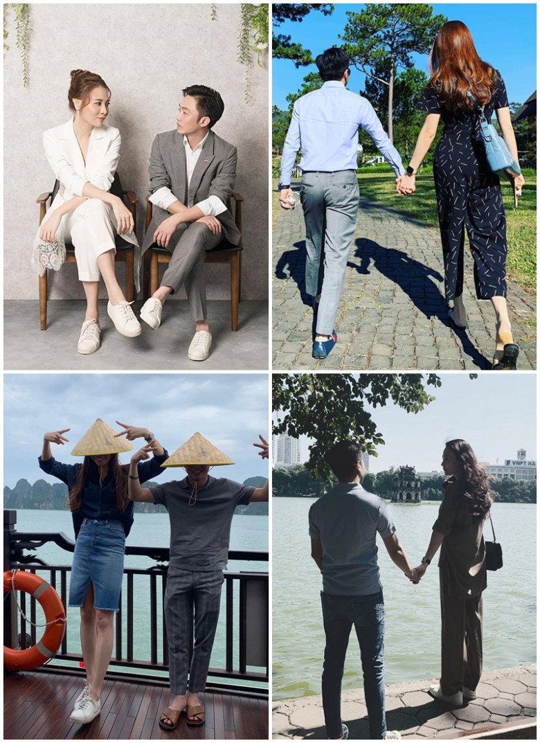 Chọn đồ đi làm cùng chồng, Đàm Thu Trang tinh tế mang giày bệt mà chân vẫn dài miên man - 4