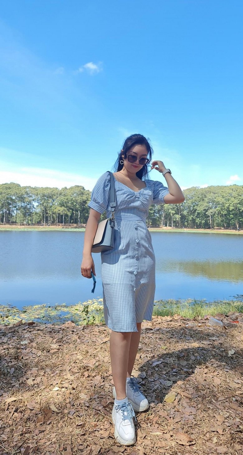 Em gái Lê Phương mặc đồ truyền thống Khmer, nhan sắc được khen không thua Hoa hậu - 8