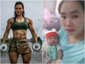 Nữ lực sĩ đạt HCV SEA Games làm mẹ: Cởi áo bác sĩ xuýt xoa cơ bắp, sợ làm con đau khi cho bú